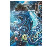 MyPuzzle La Colère De Ce Qui Se Cache sous La Pieuvre - Dakota Daetwiler - Premium 500 Pièces Puzzle - Collection spéciale MyPuzzle de Tate & Co Puzzles