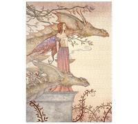 MyPuzzle La Compagnie De La Fée des Dragons - Amy Brown - Premium 500 Pièces Puzzle - Collection spéciale MyPuzzle de Tate & Co Puzzles