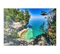 MyPuzzle La Vue Imprenable sur Le Lac Supérieur dans Le Michigan sur La Péninsule Supérieure - Premium 500 Pièces Puzzle - Collection spéciale MyPuzzle de Puzzle Galaxy