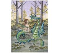 MyPuzzle Lazy Afternoon Mermaid - Amy Brown - Premium 1000 Pièces Puzzle - Collection spéciale MyPuzzle de Tate & Co Puzzles