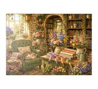 MyPuzzle Le Coin De La Librairie Fleur Secrète - Premium 100 Pièces Puzzle - Collection spéciale MyPuzzle de Havana Puzzle Company