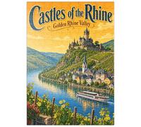MyPuzzle Les Châteaux De La Vallée du Rhin - Une Splendeur Dorée - Premium 200 Pièces Puzzle - Collection spéciale MyPuzzle de Havana Puzzle Company