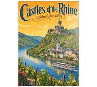 MyPuzzle Les Châteaux Forts De La Vallée du Rhin - Splendeur Dorée - Premium 100 Pièces Puzzle - Collection spéciale MyPuzzle de Havana Puzzle Company