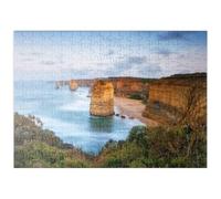MyPuzzle Les Douze Apôtres, Roches Calcaires Au Coucher du Soleil - Premium 200 Pièces Puzzle - Collection spéciale MyPuzzle de Puzzle Galaxy