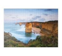 MyPuzzle Les Douze Apôtres, Roches Calcaires Au Coucher du Soleil - Premium 500 Pièces Puzzle - Collection spéciale MyPuzzle de Puzzle Galaxy