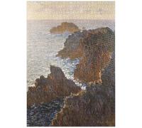 MyPuzzle Les Rochers De Claude Monet À Belle-Isle, Port-Domois (1886) - Premium 1000 Pièces Puzzle - Collection spéciale MyPuzzle de Aepyornis