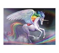 MyPuzzle Licorne Danseuse Arc-en-Ciel - Rose Cat Khan - Premium 1000 Pièces Puzzle - Collection spéciale MyPuzzle de Tate & Co Puzzles