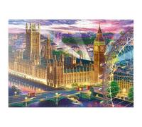 MyPuzzle Lumières sur La Tamise : Une Soirée À Londres - Premium 1000 Pièces Puzzle - Collection spéciale MyPuzzle de Puzzle Galaxy