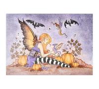 MyPuzzle Magick in The Pumpkin Patch Fée - Amy Brown - Premium 500 Pièces Puzzle - Collection spéciale MyPuzzle de Tate & Co Puzzles