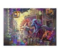 MyPuzzle Marché De La Licorne du Crépuscule - Rose Cat Khan - Premium 1000 Pièces Puzzle - Collection spéciale MyPuzzle de Tate & Co Puzzles