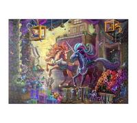 MyPuzzle Marché De La Licorne du Crépuscule - Rose Cat Khan - Premium 500 Pièces Puzzle - Collection spéciale MyPuzzle de Tate & Co Puzzles