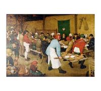 MyPuzzle Mariage Paysan, 1568, par Pieter Bruegel The Elder - Premium 200 Pièces Puzzle - Collection spéciale MyPuzzle de Æpyornis