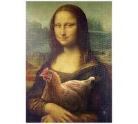 MyPuzzle Mona Lisa and Chicken, Da Vinci - Random Galaxy - Premium 1000 Pièces Puzzle - Collection spéciale MyPuzzle de Tate & Co Puzzles