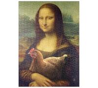 MyPuzzle Mona Lisa and Chicken, Da Vinci - Random Galaxy - Premium 500 Pièces Puzzle - Collection spéciale MyPuzzle de Tate & Co Puzzles