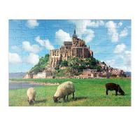MyPuzzle Mont Saint Michel - Normadie, Bretagne, France, Patrimoine Mondial De L'humanité - Premium 100 Pièces Puzzle - Collection spéciale MyPuzzle de Starnberger Spiele