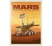 MyPuzzle NASA 2003 : Mars Opportunity Rover, Poster Vintage - Premium 1000 Pièces Puzzle - Collection spéciale MyPuzzle de Anderson Design Group