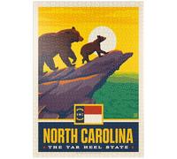 MyPuzzle North Carolina: The Tar Heel State - Premium 1000 Pièces Puzzle - Collection spéciale MyPuzzle de Anderson Design Group