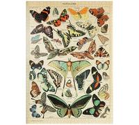 MyPuzzle Papillons - des Papillons pour Tous, Affiche d'art Vintage, Adolphe Millot - Premium 1000 Pièces Puzzle - Collection spéciale MyPuzzle de Havana Puzzle Company