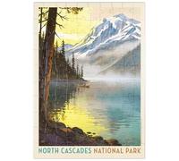 MyPuzzle Parc National des Cascades du Nord Lake View Canoe Scene - Premium 100 Pièces Puzzle - Collection spéciale MyPuzzle de Anderson Design Group