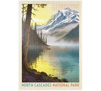 MyPuzzle Parc National des Cascades du Nord Lake View Canoe Scene - Premium 1000 Pièces Puzzle - Collection spéciale MyPuzzle de Anderson Design Group