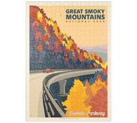 MyPuzzle Parc National des Great Smoky Mountains : Foothills Parkway in The Fall - Premium 500 Pièces Puzzle - Collection spéciale MyPuzzle de Anderson Design Group