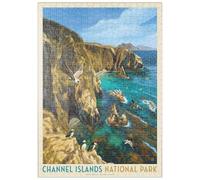 MyPuzzle Parc National des Îles Channel : Birds of A Feather - Premium 500 Pièces Puzzle - Collection spéciale MyPuzzle de Anderson Design Group