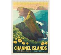 MyPuzzle Parc National des Îles Channel : Inspiration Point - Premium 1000 Pièces Puzzle - Collection spéciale MyPuzzle de Anderson Design Group