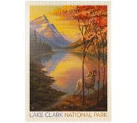 MyPuzzle Parc National du Lac Clark : Autumn Glow - Premium 1000 Pièces Puzzle - Collection spéciale MyPuzzle de Anderson Design Group
