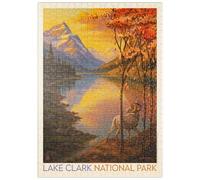 MyPuzzle Parc National du Lac Clark : Autumn Glow - Premium 500 Pièces Puzzle - Collection spéciale MyPuzzle de Anderson Design Group