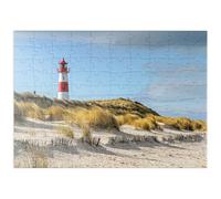 MyPuzzle Phare De List sur L'île De Sylt, Mer du Nord - Allemagne - Premium 100 Pièces Puzzle - Collection spéciale MyPuzzle de Starnberger Spiele