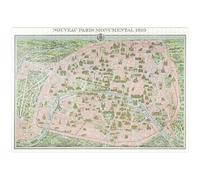 MyPuzzle Piatnik : Plan De Paris, 1910 - Premium 1000 Pièces Puzzle - Collection spéciale MyPuzzle de Piatnik