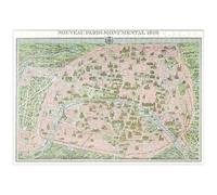 MyPuzzle Piatnik : Plan De Paris, 1910 - Premium 500 Pièces Puzzle - Collection spéciale MyPuzzle de Piatnik