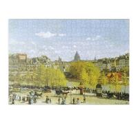 MyPuzzle Piatnik : Quai du Louvre Paris, Claude Monet - Premium 500 Pièces Puzzle - Collection spéciale MyPuzzle de Piatnik