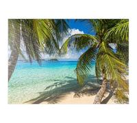 MyPuzzle Plage De Palmiers À Matira Point, Île De Bora Bora, Polynésie Française, Mers du Sud - Premium 1000 Pièces Puzzle - Collection spéciale MyPuzzle de Puzzle Galaxy