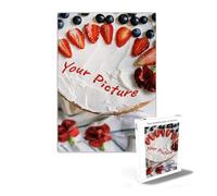 MyPuzzle Puzzle personnalisé avec Votre Propre Photo - 1000/500/200/100 pièces : Créez Votre Puzzle Photo Individuel pour Anniversaires, Fête des Mères & Mariages - 200 Pièces (Portrait).