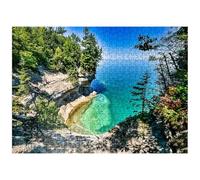 MyPuzzle Puzzle The Towering View of Lake Superior from Michigan on the Upper Peninsula - Puzzle Premium de 500 pièces pour adultes