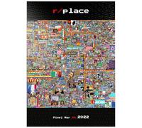 MyPuzzle R/Place Reddit Pixel War 04.2022 - Complete Artwork - Premium 1000 Pièces Puzzle - Collection spéciale MyPuzzle de Æpyornis
