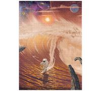 MyPuzzle Riding The Wave Astronaut - Vincent HIE - Premium 1000 Pièces Puzzle - Collection spéciale MyPuzzle de Tate & Co Puzzles