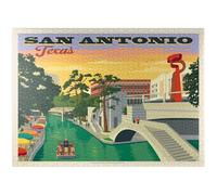 MyPuzzle San Antonio, TX : River Walk (horizontal) - Puzzle Premium de 1000 pièces pour adultes