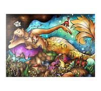MyPuzzle Sirène Mer De Lis - Mandie Manzano - Premium 1000 Pièces Puzzle - Collection spéciale MyPuzzle de Tate & Co Puzzles
