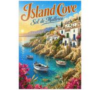 MyPuzzle Sol De Mallorca - Le Charme d'un Coucher De Soleil sur La Côte - Premium 1000 Pièces Puzzle - Collection spéciale MyPuzzle de Havana Puzzle Company