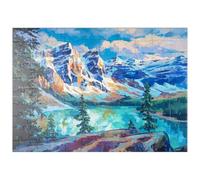 MyPuzzle Sommets Enneigés Au-Dessus du Lac Émeraude - Premium 100 Pièces Puzzle - Collection spéciale MyPuzzle de Puzzle Galaxy