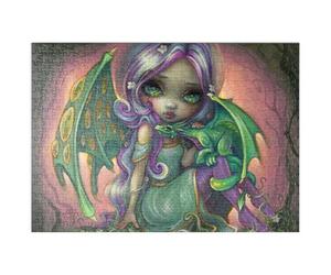 MyPuzzle Sprout Dragonling Fairy - Jasmine Becket-Griffith - Premium 500 Pièces Puzzle - Collection spéciale MyPuzzle de Tate & Co Puzzles