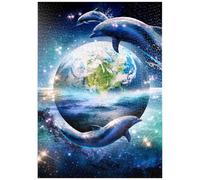 MyPuzzle Star Dolphin from The Deep Space Seas - Galaxie Aléatoire - Premium 1000 Pièces Puzzle - Collection spéciale MyPuzzle de Tate & Co Puzzles