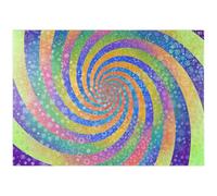 MyPuzzle Swirl Rainbow Challenge - Rose Cat Khan - Premium 1000 Pièces Puzzle - Collection spéciale MyPuzzle de Tate & Co Puzzles
