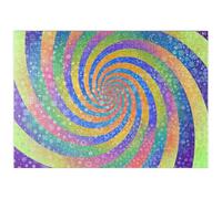 MyPuzzle Swirl Rainbow Challenge - Rose Cat Khan - Premium 500 Pièces Puzzle - Collection spéciale MyPuzzle de Tate & Co Puzzles