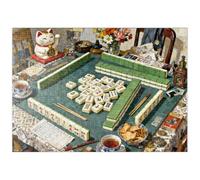 MyPuzzle Tableau De Mahjong Still Life with Lucky Cat - Premium 500 Pièces Puzzle - Collection spéciale MyPuzzle de Puzzle Galaxy