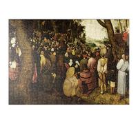 MyPuzzle The Sermon of St. John The Baptist, 1566, par Pieter Bruegel L'Ancien - Premium 500 Pièces Puzzle - Collection spéciale MyPuzzle de Æpyornis