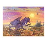 MyPuzzle Treasure by The Shore Dragon - Ed Beard Jr - Premium 1000 Pièces Puzzle - Collection spéciale MyPuzzle de Tate & Co Puzzles