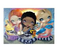 MyPuzzle Trois Petits Oiseaux - Jasmine Becket-Griffith - Premium 500 Pièces Puzzle - Collection spéciale MyPuzzle de Tate & Co Puzzles